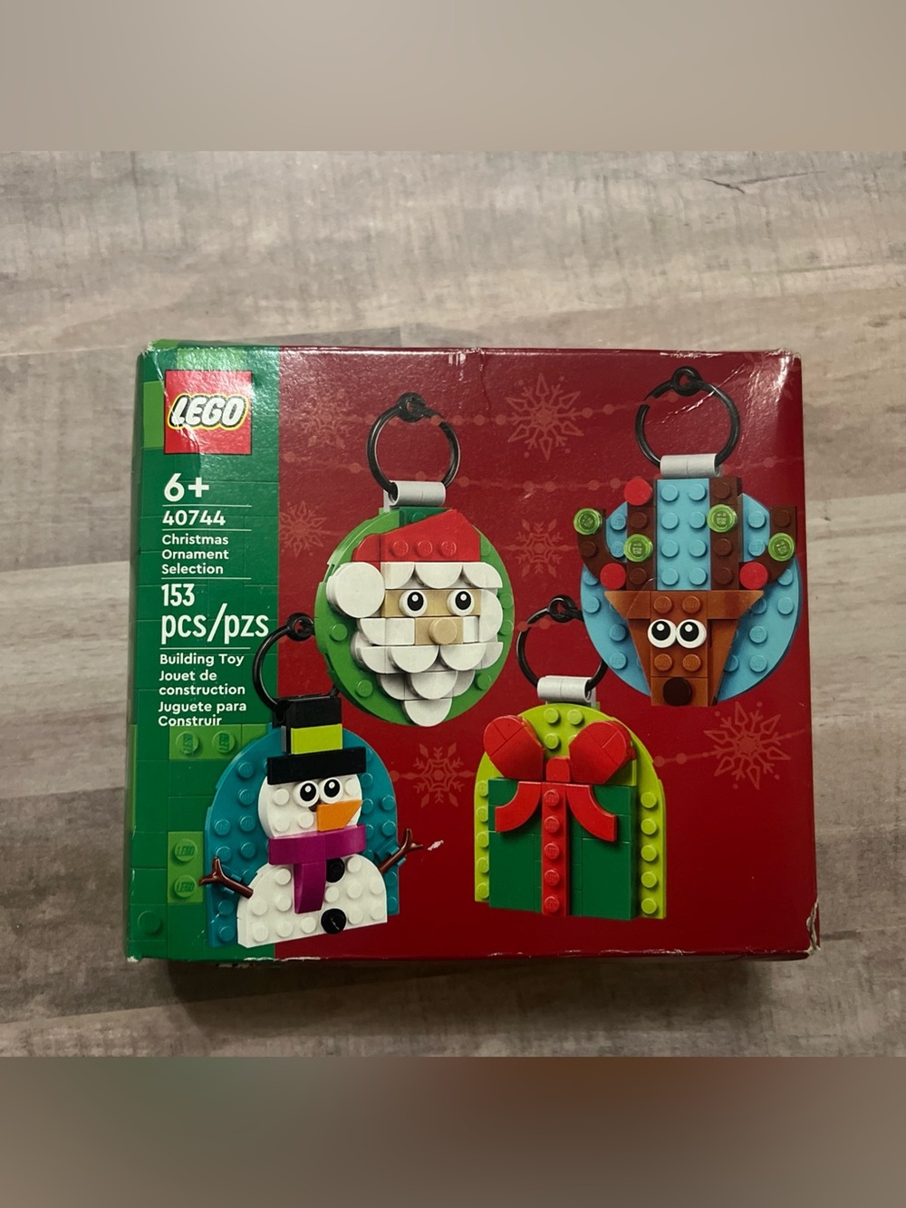 40744 LEGO Christmas Ornament Select, 2024 - New - Damaged Box